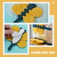 thumbnail image 2 of Shisuyan Compact Design Window Locks PP Yellow for Home Interior Use 6Pcs, 2 of 9