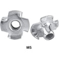 thumbnail image 2 of Tuercas en T, acero galvanizado para muebles de carpintería (M5 x 50 piezas), 2 of 5