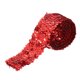 thumbnail image 1 of Cinta Elástica de Lentejuelas de 2 Pulgadas, 11 Yardas, Tira Plana de Lentejuelas de 5 Filas, para Manualidades, Costura de Flecos de Lentejuelas, Rojo, 1 of 5