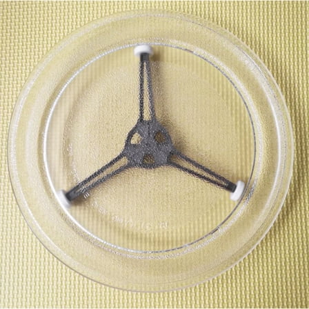 HONMEET Microwave Turntable Bracket Home Use Accessory Black 2Pcs