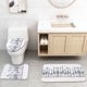 thumbnail image 5 of Cortina De Ducha De Material De Poliéster, Juego De Baño, Para Cocina De Baño Fyydes Non slip Mat Set, 5 of 8