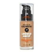 Revlon ColorStay Liquid Foundation Makeup, Matte Finish, Combination/Oily Skin, SPF 15, 220 Natural Beige, 1 fl oz