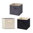 thumbnail image 4 of Billuyoard Instale y mantenga fácilmente el almacenamiento con la opción ecológica Caja de almacenamiento para dormitorio Cesta de Almacenamiento y organización del hogar negro 27*27*28 CM, 4 of 6