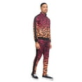 thumbnail image 3 of Men's Ombre Gradient Tiger Stripe Track Suits 2 Piece Sweatsuit Set ST570 - Red - 3X-Large, 3 of 7