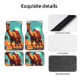 thumbnail image 6 of Salouo Cool Camel Oasis Vibes for 4-Piece Floor Mats, Custom Fit Car Mats All-Weather Car Foot Mats Automotive Floor Mats for Cars, Trucks, SUVs, Vehicle Floor Liner, 6 of 7