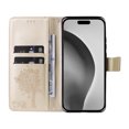 thumbnail image 5 of TECH CIRCLE for iPhone 16 Plus Case 6.7" 2024, PU Leather Flip Wallet Case with Stand Function, Built-in Card Slots & Cash Pocket, Lightweight Protective Slim Cute Handy Cover with Lanyard, Gold, 5 of 8