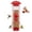 Red, variant on Kingsyard Squirrel Proof Bird Feeder for Outdoor Hanging, Metal Tube, 3 lbs Capacity, 4 Ports, Red