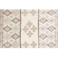 thumbnail image 5 of Casavani Block Printed Grey Cotton Dhurrie Hallway & Kitchen Runner Area Rug Outdoor Kilim 3x20 feet, 5 of 7