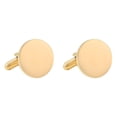 thumbnail image 3 of yuksok 2Pcs Cufflinks for Mens Dress Shirt Cuff Links for Graduation Valentines, 3 of 9