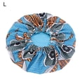 thumbnail image 1 of Women African Floral Print  Cap Double Layer Wide Band Sleep Makeup Bonnet, 1 of 10