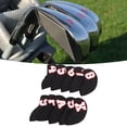 thumbnail image 4 of Iron Club Head Cover, Thick Durable 10Pcs/Set Number Iron Headcover For Protecting Club Black, 4 of 8