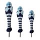 thumbnail image 1 of Advancent Funda de tres piezas para palos de golf, antigruesa, de punto, de hilo, ideal para mujeres, portátil, amarilla. Golf azul, 1 of 6
