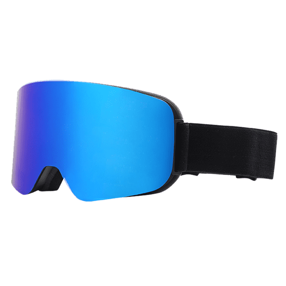 Ski goggles, cylindrical anti-fogging snow goggles