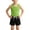 Green, variant on Boys Summer Outfits 2-Piece Cotton Racerback Tank Top & Shorts Kids Comfort Casual Set Yellow Size 8Y