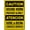 Warning Sign 3, variant on Bilingual Caution Hot Surface Do Not Touch 8"x12" Tin Warning Metal Sign, Vintage Wall Decor, Home Farm Bar Coffee Shop Club Decoration, Hazard Sign