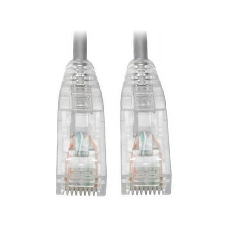 UPC: 0037332226228 | Tripp Lite Cat6 Gigabit Patch Cable Snagless UTP RJ45 Molded Slim Gray 3ft (N201-S03-GY)