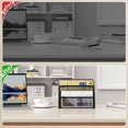thumbnail image 6 of Mail Organizer for Desk, 3-Slot Mesh Metal Mail Holder countertop, Letter Holder, Office Desktop Envelope and Document Storage Rack (Black), 6 of 12