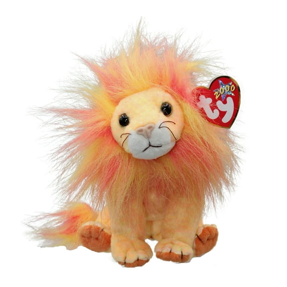 Ty Beanie Baby: Bushy the Lion | Stuffed Animal | MWMT
