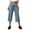 Light Blue, variant on WULMLEO Capri Pants for Women Wide Leg Lounge Yoga Cropped Pants Summer Casual Loose Capris with Pockets Gray S