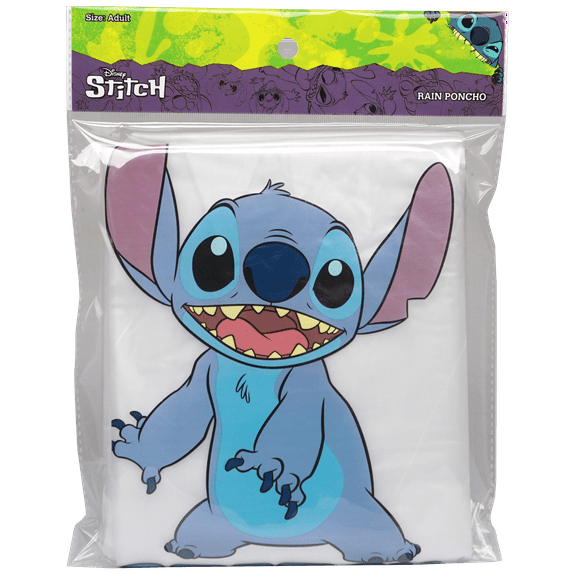 Disney by Stitch Reusable, Rain Ponchos (Unisex)