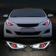 thumbnail image 5 of VLAND Dual Beam Headlights with Demon Eye + D2S Bulbs for 2011 2012 2013 2014 2015 Hyundai Elantra GL/GLS/L/Limited/SE/Sport/Value, 5 of 9