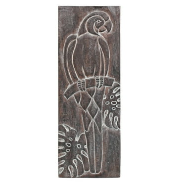 Beachcombers Faded Parrot Wall Decor Decoration  Multi