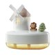 thumbnail image 1 of USB Windmill Air Humidifier Double Spray 650ml Music Box Aroma Difusor (Blanco) Ehuebsd Libre de BPA, 1 of 9