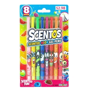 Tri-Color Smens- Scented Pens, 4 Count
