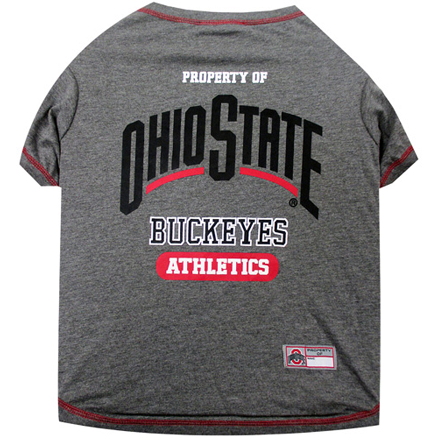 NCAA Ohio State Buckeyes All Weather-Resistant Protective Dog Outerwear NCAA Ohio State Buckeyes All Weather-Resistant Protective Dog Outerwear