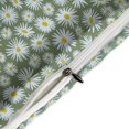 thumbnail image 4 of HAHDAXIA Floral Bedding Solid Comforter Set for All Seasons,3 Pieces(1 Comforter+2 Pillowcases),Soft Microfiber Bedding Set King(90"x90"), 4 of 7