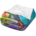 thumbnail image 2 of Ultra-Soft Microfiber Throw Blanket Fuzzy Fleece Blanket for Adults Kids Gift Couch, Sofa, Bed Butterfly Floral 50"x40", 2 of 4