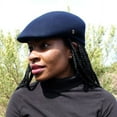thumbnail image 6 of Wool Ascot Cap - XXL - Navy Blue, 6 of 6