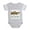 Heather Gray, variant on CafePress - Plays With Snakes.T... - Cute Infant Baby Football Bodysuit