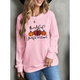 thumbnail image 6 of Anbech Thankful Grateful Blessed Sweatshirt for Women Pumpkin Shirt Graphic Long Sleeve Pullover Christmas Ladies Top, 6 of 7