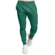 thumbnail image 2 of Pantalones deportivos de longitud completa para hombre, con cierre de pie, informales, elásticos, transpirables, para fitness, para correr, entrenamiento, con cordones, elásticos, de poliéster., 2 of 5