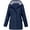 Marine, variante sur Aboser Manteaux de Pluie Imperméables pour Femmes, Décontractés, Extérieur, Long Imperméable, Mode d'Automne, Coupe-Vent de Cyclisme à Cordon, Anorak de Voyage Léger