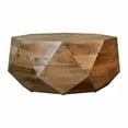 thumbnail image 2 of Artisan Furniture Geometric Solid Mango Wood Coffee Table, 2 of 6