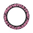 thumbnail image 7 of ZUXONGSY Pink Flower Golf Cart Steering Wheel Covers Club Car Accessories Feels Good in Handling Steering Wheel Cover Protector Universal Automotive Steering Wheel Cover Gifts for Golfer Womens, 7 of 7