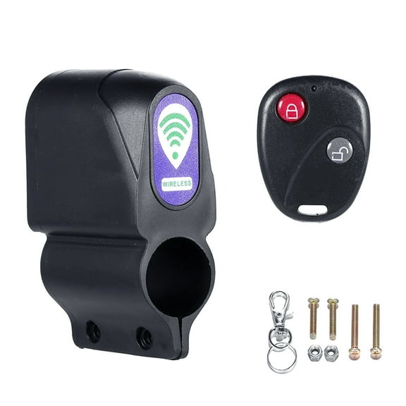 UDIYO Bicycle Alarm Lock Wireless Anti-theft ABS Remote Control Bike Vibration Alarm for MTB Road Bike