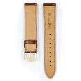 thumbnail image 3 of Hirsch Earl Alligator Watch Strap - Golden Brown - L - 18mm / 16mm - Shiny Gold Buckle - Alligator Leather Band, 3 of 9