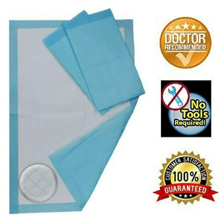 2 Pack - 32x34 Bed Pad Washable Reusable Incontinence Underpad Waterproof  Chucks