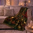 thumbnail image 6 of Festive Christmas Tree Ornaments Gifts Still Life Rich, Festive Holiday Scene, Warm Flannel Blanket for Living Room and Family Room, Art Lovers Christmas Gift, Festive Home Decor, 6 of 9