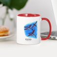 thumbnail image 4 of CafePress - Bandwing Flying Fish Mug - 11 oz Ceramic Mug - Novelty Coffee Tea Cup, 4 of 6