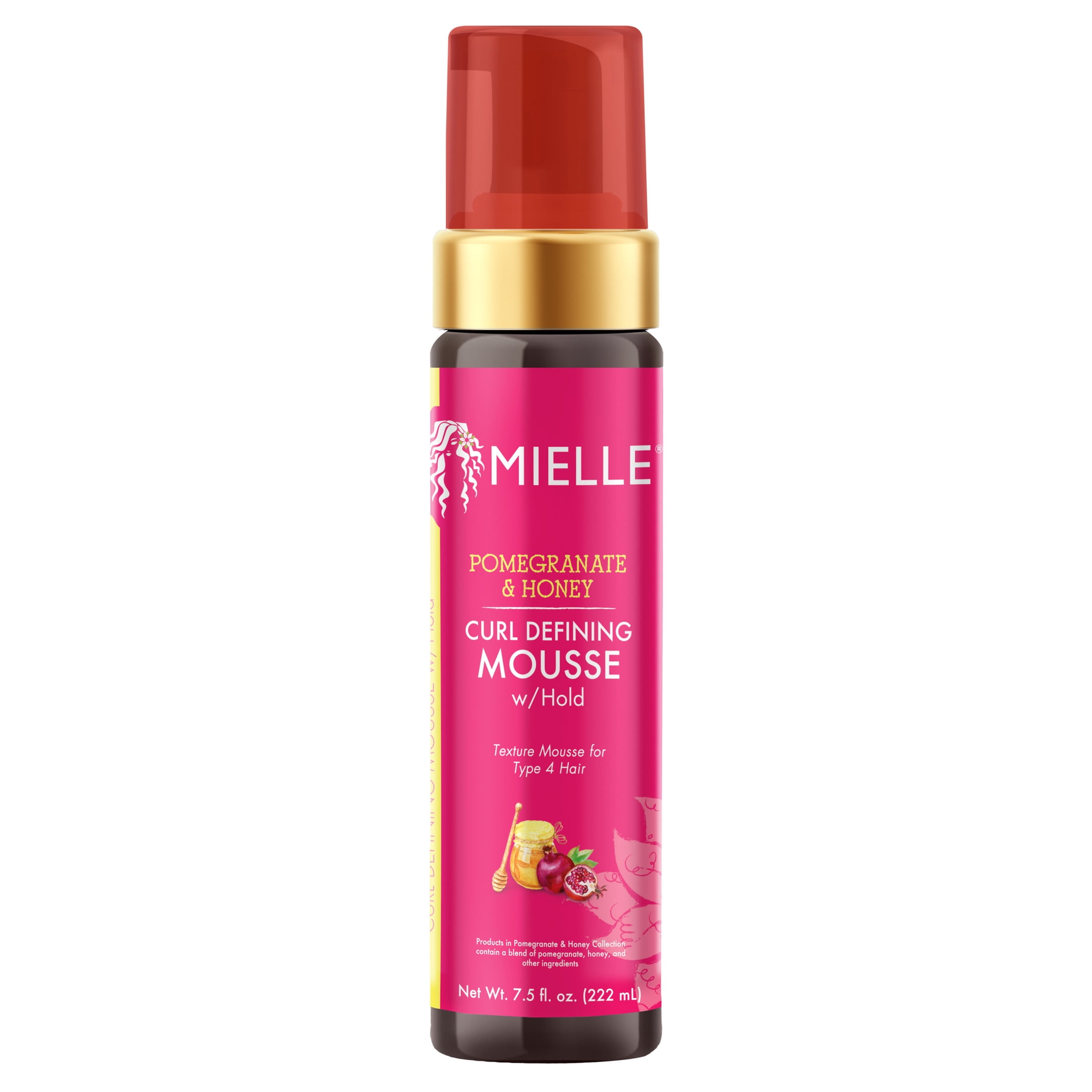 Mielle Pomegranate and Honey Curl Defining Mousse with Hold - 7.5 fl oz