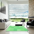 thumbnail image 7 of Ahgly Company Machine Washable Indoor Square Transitional Green Area Rugs, 8' Square, 7 of 7