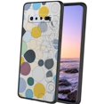 thumbnail image 1 of Compatible with Samsung Galaxy S10+ Plus Phone Case, Geometric-Circles-145 Case Men Women, Flexible Silicone Shockproof Case for Samsung Galaxy S10+ Plus, 1 of 1