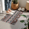 thumbnail image 4 of Boho Orange and Black Geometric Ethnic Pattern Door Rugs,Washable Non Slip Door Mats Indoor,Decorative Door Mats,Entry Mat Indoor for Entrance,Bedroom,Kitchen,Bathroom,16"x24", 4 of 6