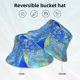 thumbnail image 2 of Fotbe Peacock Sombrero Tipo Pescador con Estampado – Sombrero de Sol de Algodón de Moda para Playa, Golf, Pesca, 2 of 6