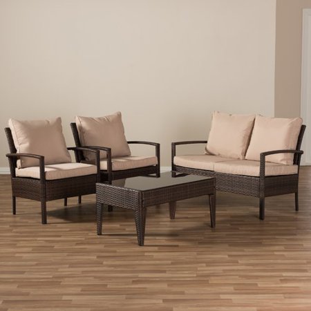Bayou Breeze Dessie 4 Piece Sofa Set With Cushions Bayou Breeze Dessie 4 Piece Sofa Set With Cushions