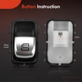 thumbnail image 4 of A-Premium Power Single Window Switch Button Compatible with Mercedes-Benz W213 E200 E250 E300 2017-2019 E400 2017-2018 E350 2020 Rear Left or Right, 4 of 8